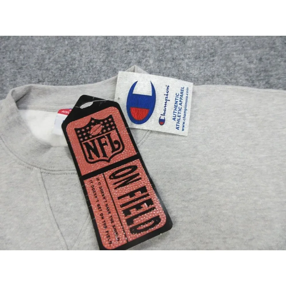 VINTAGE San‎ Francisco 49ers Sweater Mens XL Gray NFL Football Champion Pro Line